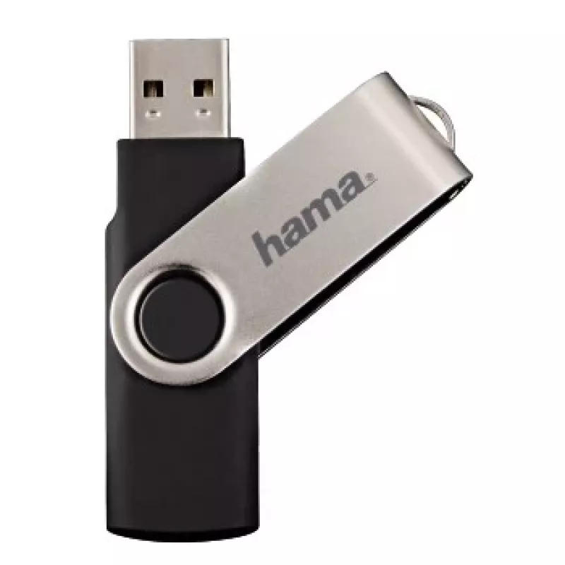 Hama Rotate USB 2.0 32 GB Μνήμη USB flash USB Type-A μαύρο
