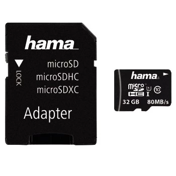 Hama 32 GB UHS-I Class 10 microSDHC Κάρτα μνήμης flash