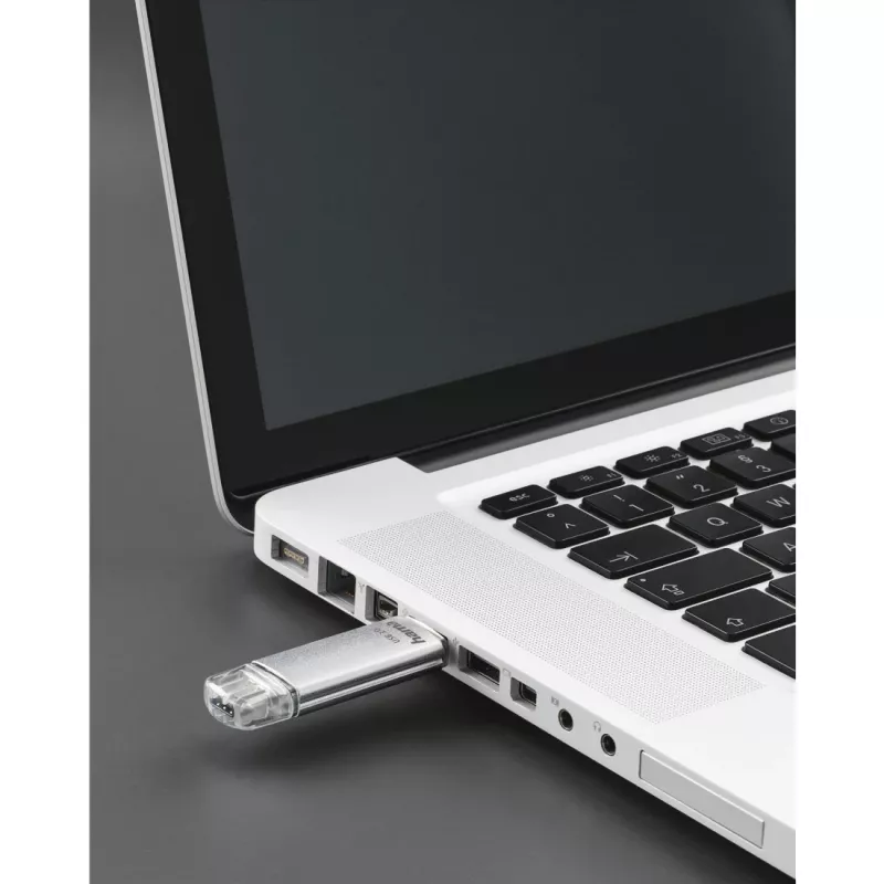 Hama C-Laeta Μνήμη USB 64 GB USB Type-A / USB Type-C 3.2 Gen 1 (3.1 Gen 1) ασημί