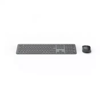 Hama WKM-550 Πληκτρολόγιο ποντίκι περιλαμβάνονται Home/Office RF Wireless + Bluetooth QWERTZ γερμανικό μαύρο