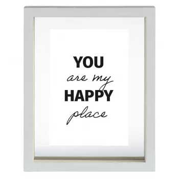 Hama Happy Single Κορνίζα φωτογραφίας λευκή