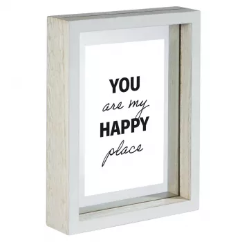 Hama Happy Single Κορνίζα φωτογραφίας λευκή