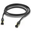 Hama 00202002 Καλώδιο δικτύου μαύρο 3 m Cat8 S/FTP (S-STP)