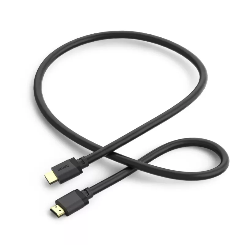 Hama 00202027 Καλώδιο HDMI 1 m HDMI Type A (Standard) μαύρο