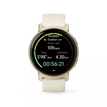 Hama Arion 3,35 cm (1,32 ίντσες) AMOLED 43 mm Ψηφιακό 466 x 466 Pixel Οθόνη αφής Χρυσό GPS (δορυφορικό)