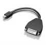 Lenovo 0B47090 Προσαρμογέας καλωδίου βίντεο 0,2 m Mini-DisplayPort SL-DVI Μαύρο