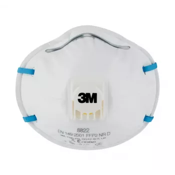 3M 8822 FFP2 10 τεμ. Κυπελλοειδής