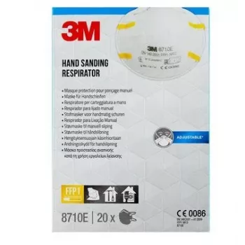 3M 8710PRO20 Μάσκα σκόνης 20 τεμ. Κυπελλοειδής FFP1