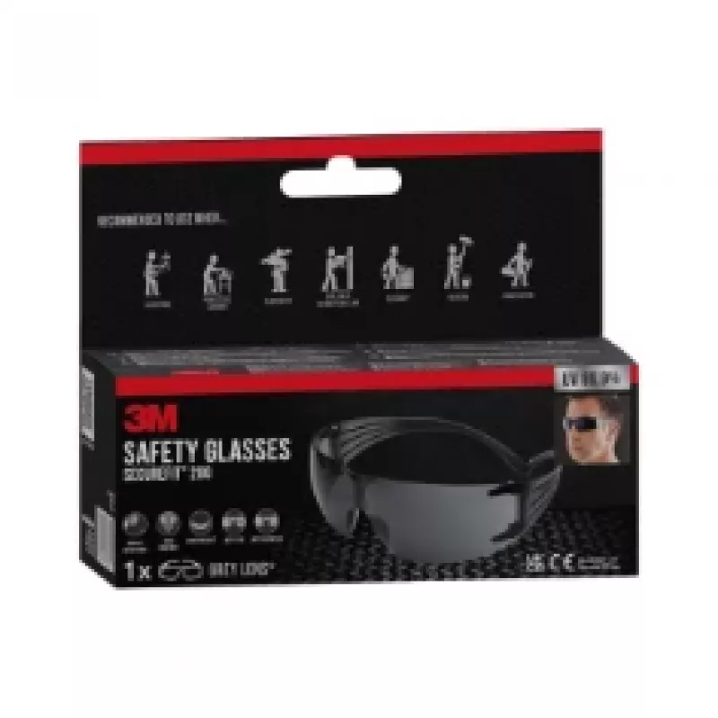 3M SecureFit Γυαλιά προστασίας 200, γκρι φακός