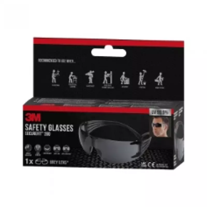 3M SecureFit Γυαλιά προστασίας 200, γκρι φακός