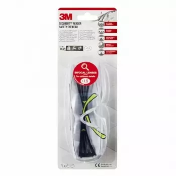 3M SF415C1 Γυαλιά προστασίας Πολυανθρακικό (PC) Μαύρο, Κίτρινο