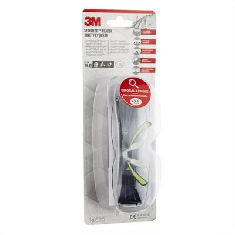 3M SF425C1 Γυαλιά ασφαλείας Πλαστικό Μαύρο, Πράσινο