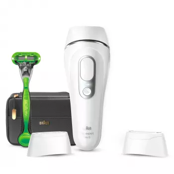 Braun Silk-expert Pro Silk·expert Pro 5 PL5145 Έντονο παλμικό φως (IPL) Ασημί, Λευκό