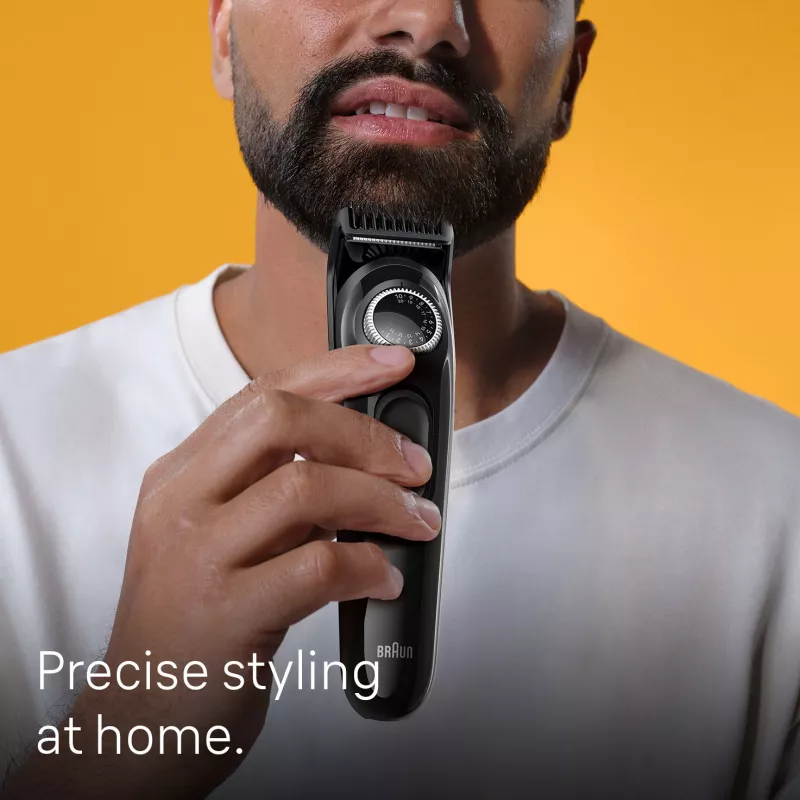 Braun BeardTrimmer 3 Beard Trm 3 BT3400, πλενόμενο, Μπαταρία, Μαύρο
