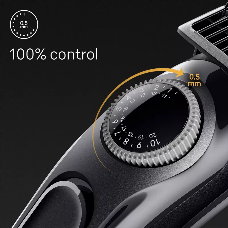 Braun BeardTrimmer 3 Beard Trm 3 BT3400, πλενόμενο, Μπαταρία, Μαύρο