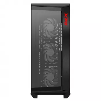 XPG BATTLECRUISER II ST Mid-Tower Μαύρο, Midi Tower, PC, Μαύρο, ATX, EATX, micro ATX, Mini-ITX, ανοξείδωτο ατσάλι, Gaming