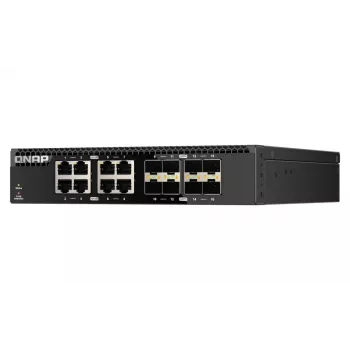 QNAP QSW-3216R-8S8T Διακόπτης δικτύου Unmanaged L2 10G Ethernet (100/1000/10000) Μαύρο