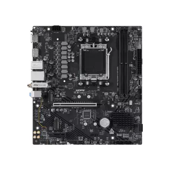 Μητρική MSI Pro A620AM-G EVO WIFI — chipset AMD A620A, Socket AM5, micro ATX, DDR5, 2 υποδοχές μνήμης, Wi‑Fi 6E, 2,5Gb Ethernet