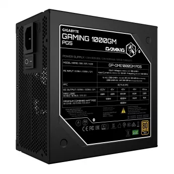 GIGABYTE GAMING 1000GM PG5 Τροφοδοτικό - PCIe 5.1, 80 PLUS Gold, πλήρως modular σχεδιασμός, ανεμιστήρας 135 mm, συμβατό με ATX 3.1, βύσμα EU