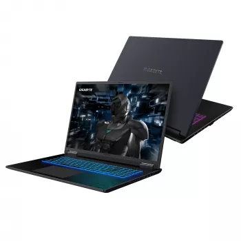 GIGABYTE GAMING A18 PRO DYJG3DEBC4SH Laptop Intel Core 7 240H 45,7 cm (18 inch) WQXGA 32 GB LPDDR5x-SDRAM 1 TB SSD NVIDIA GeForce RTX 5080 Wi-Fi 6E (802.11ax) Windows 11 Home Μαύρο