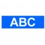 Brother Gloss Laminated Labelling Tape - 24mm, λευκό/μπλε ταινία ετικετών TZ
