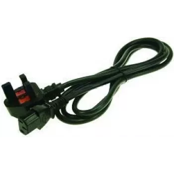 2-Power καλώδιο IEC C13 με βύσμα UK μαύρο υποδοχή C13