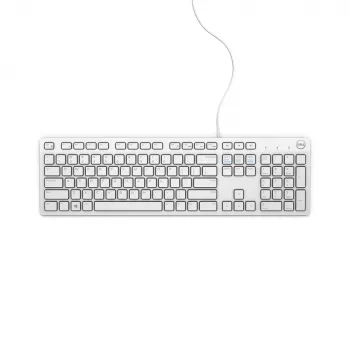 DELL KB216 Πληκτρολόγιο Universal USB QWERTY Nordic Λευκό