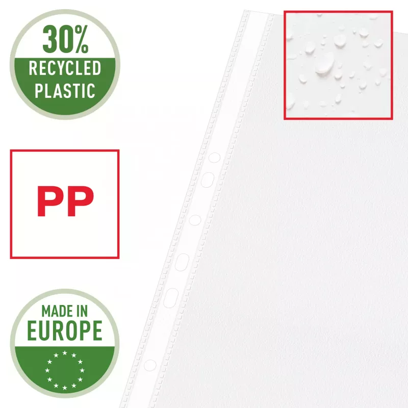 Esselte Quality Pocket A3 Κατακόρυφο, 30% ανακυκλωμένο πλαστικό από Pre-Consumer υλικό
