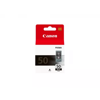 Canon PG-50BK High Yield Μαύρη μελάνη, Μαύρο, Χρωστική μελάνη, 1 τεμ.