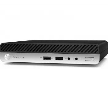 T1A HP ProDesk 400 G4 Ανακατασκευασμένος Intel® Core™ i5 i5-8400T 8 GB DDR4-SDRAM 256 GB SSD Windows 10 Pro Mini-PC Μαύρο, Ασημί