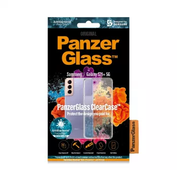 PanzerGlass ® ClearCase™ Samsung Galaxy S21 Plus 5G, Κάλυμμα, Samsung, Samsung - Galaxy S21+, Διαφανές