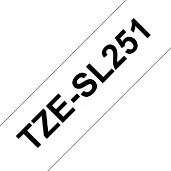 Brother TZESL251 μελανοταινία ετικετών μαύρο σε λευκό
