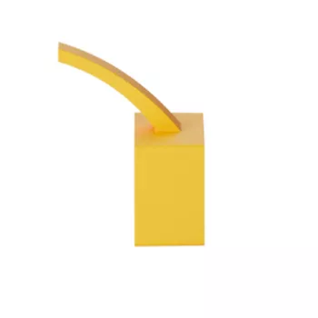 Lanview κλιπ για σειρά schlank & Bendable 20 τεμ. κίτρινο πλαστικό 150 mm 20 τεμ.