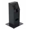 Σετ kiosk Ergonomic Solutions SpacePole Mini Kiosk Countertop μαύρο μέταλλο