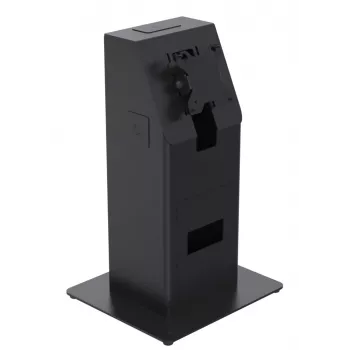 Σετ kiosk Ergonomic Solutions SpacePole Mini Kiosk Countertop μαύρο μέταλλο