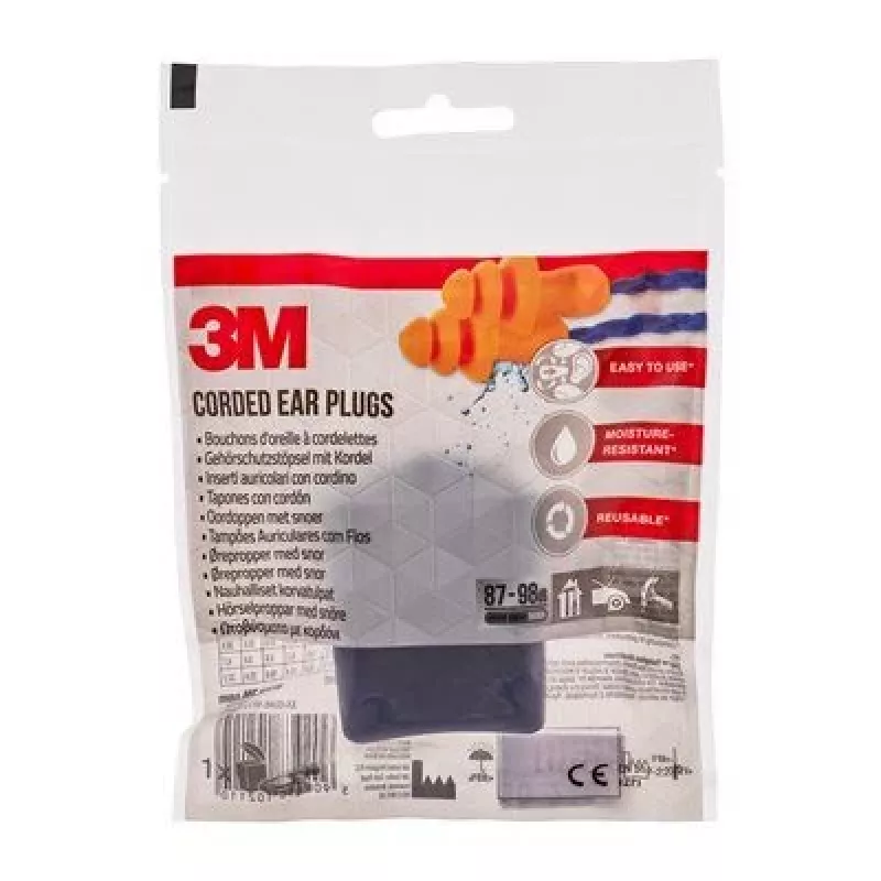 3M 1271C1 επαναχρησιμοποιούμενο ωτοασπίδιο πορτοκαλί 2 τεμ.