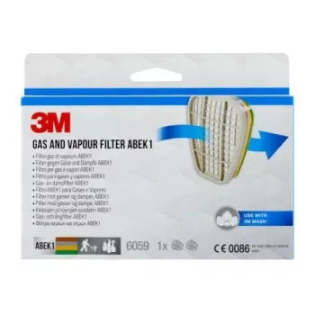 3M 7100141697 φυσίγγιο αερίων & ατμών 2 τεμ.
