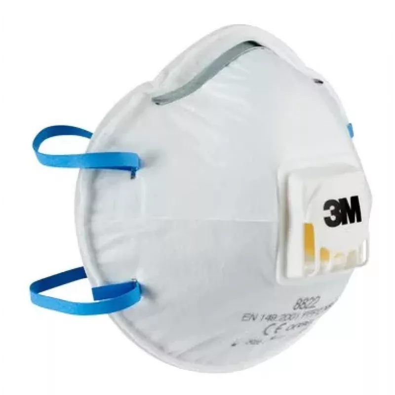 3M Cool Flow 8822 FFP2 NR D μάσκες αναπνοής μίας χρήσης, 5 τεμ. (8822PRO5)