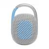 JBL Clip 4 Eco Στερεοφωνικό φορητό ηχείο Μπλε, Λευκό 5 W