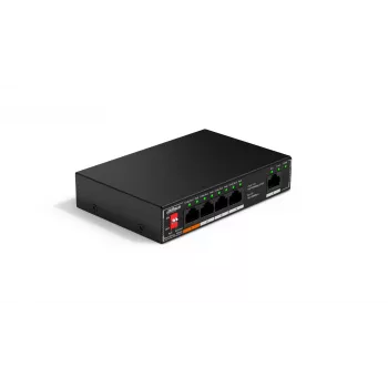 Unmanaged PoE Switch Dahua Technology SF1005P — 5x Fast Ethernet (10/100), L2, PoE, 48–57 V, Μαύρο