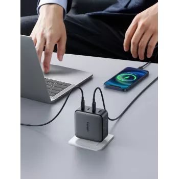 Φορτιστής Ugreen Nexode 100W GaN USB-C USB-A γρήγορη φόρτιση 3 θύρες