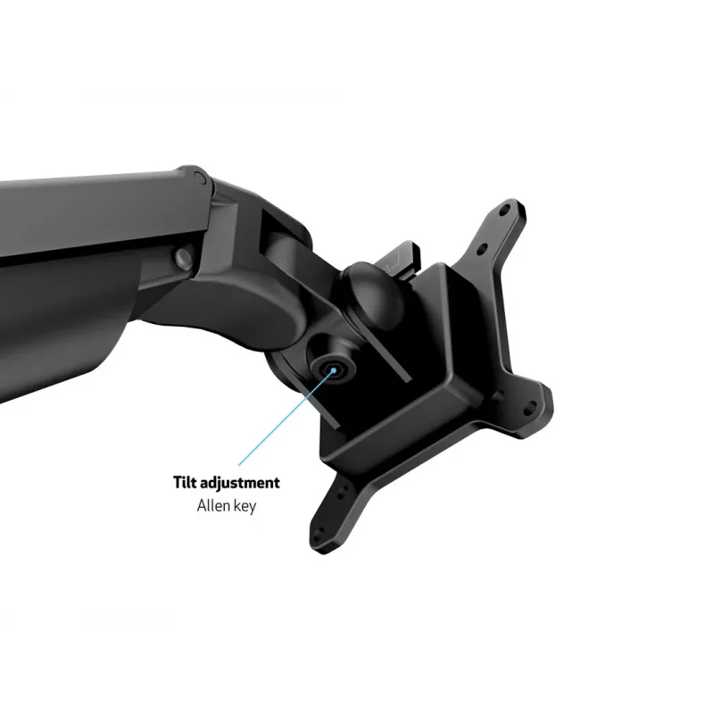 Multibrackets M VESA Gas Lift Arm Βάση γραφείου ή τοίχου Basic Μαύρο Σφιγκτήρας/Βίδωμα 10 kg