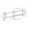 Multibrackets M Μοτοριζόμενη περιστρεφόμενη βάση X-Large 50 kg 170° Μαύρο