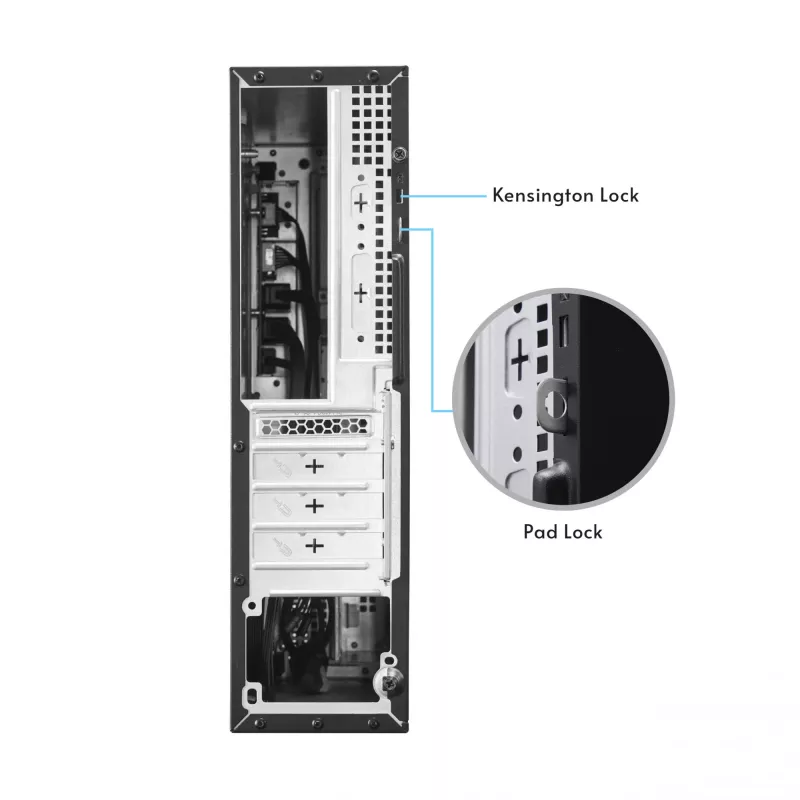 Κουτί υπολογιστή CHIEFTEC DT-10B-300 Small Form Factor (SFF) μαύρο με τροφοδοτικό TFX 300 W