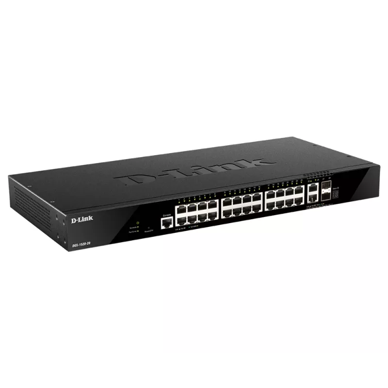 D-Link 28-Port Gigabit Stackable Smart Managed Switch με 2 x 10GBase-T & 2 x 10G SFP+