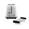 De’Longhi CTJ 2103.W τοστιέρα 2 φέτες 900 W μαύρο, λευκό