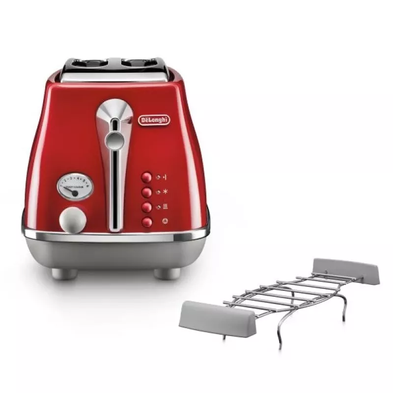 De’Longhi Icona Capitals 6 2 φέτες 900 W κόκκινο