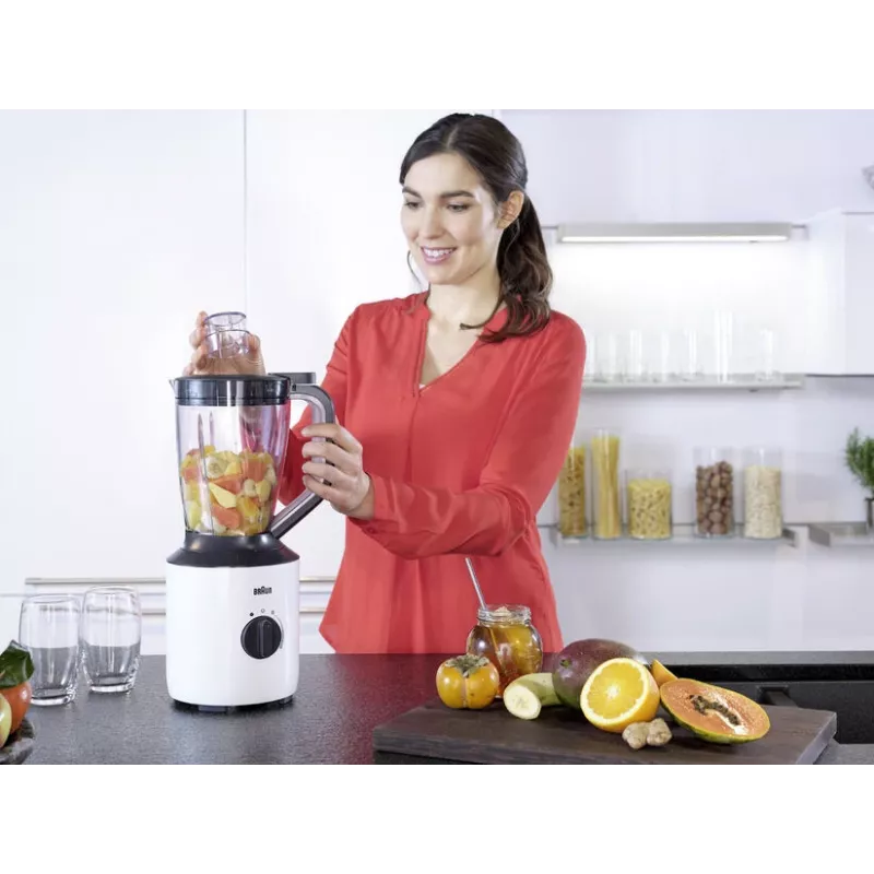 Braun PowerBlend 3 1,5 L μπλέντερ 800 W μαύρο, λευκό