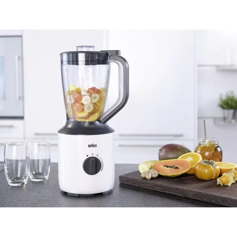 Braun PowerBlend 3 1,5 L μπλέντερ 800 W μαύρο, λευκό