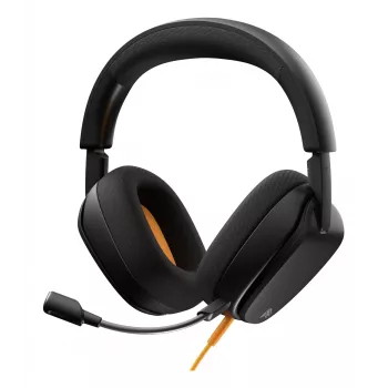 Glorious Gaming Glorious GHS Eternal - Στερεοφωνικό Gaming Headset για PC, PS5, PS4, Xbox, Switch - Ειδικά συντονισμένα γωνιακά drivers, ρυθμιζόμενο, κρυστάλλινο αφαιρούμενο μικρόφωνο, 3,5 mm - Ανθεκτικό, άνεση όλη μέρα και νύχτα - Μαύρο